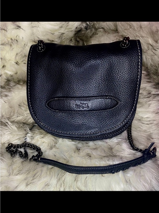 Coach Handbags - Coach Shadow Crossbody Bag in Black Pebbled Leather – Style F37000